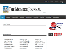 Tablet Screenshot of monroejournal.com